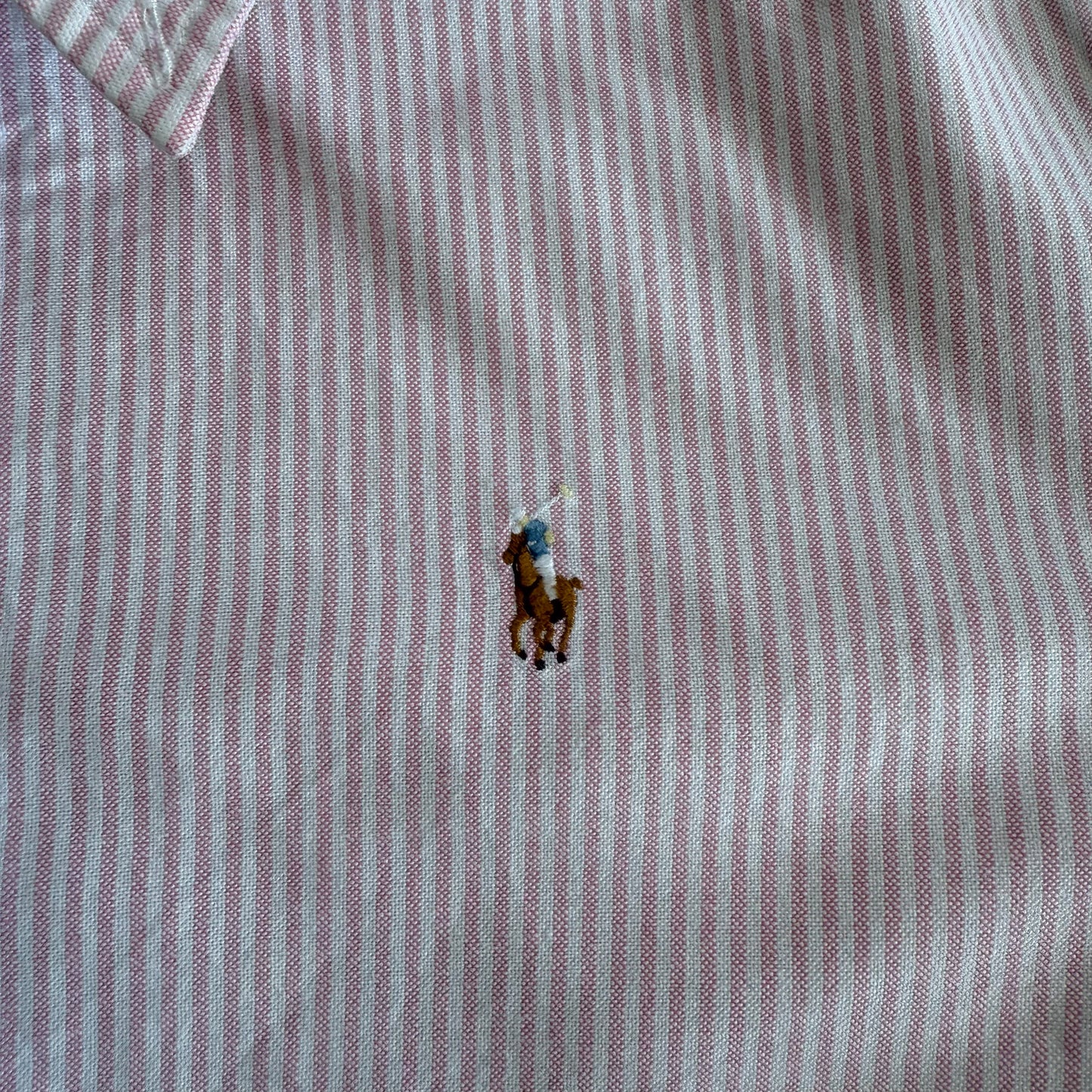 Ralph Lauren Striped Button Up Shirt - Medium