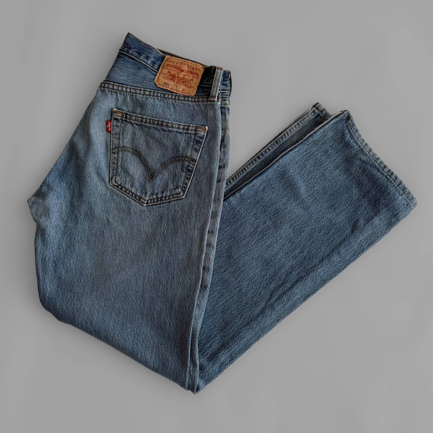 Levis 501 Straight Cut Jeans - 33”