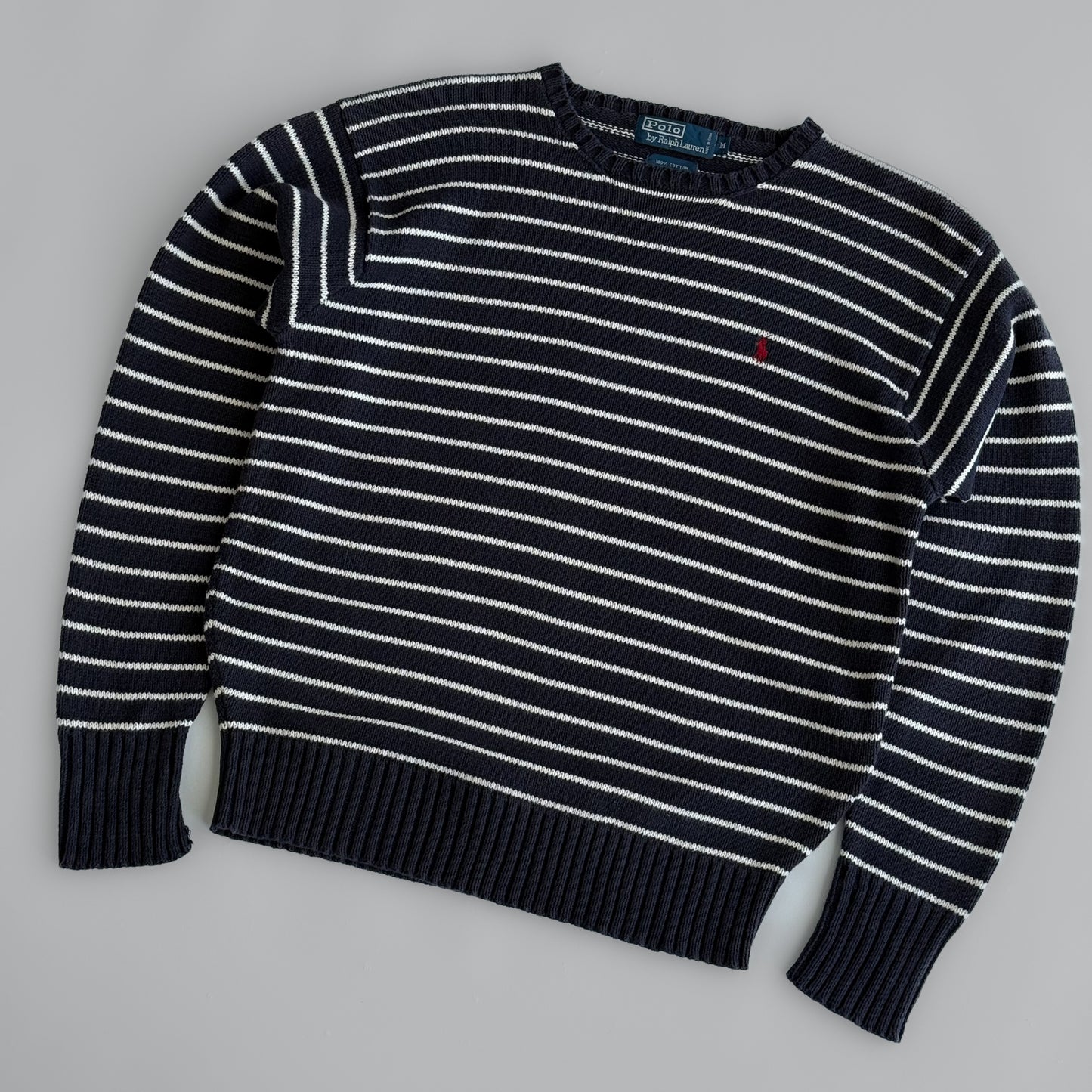 Ralph Lauren Striped Heavy Knit - Medium
