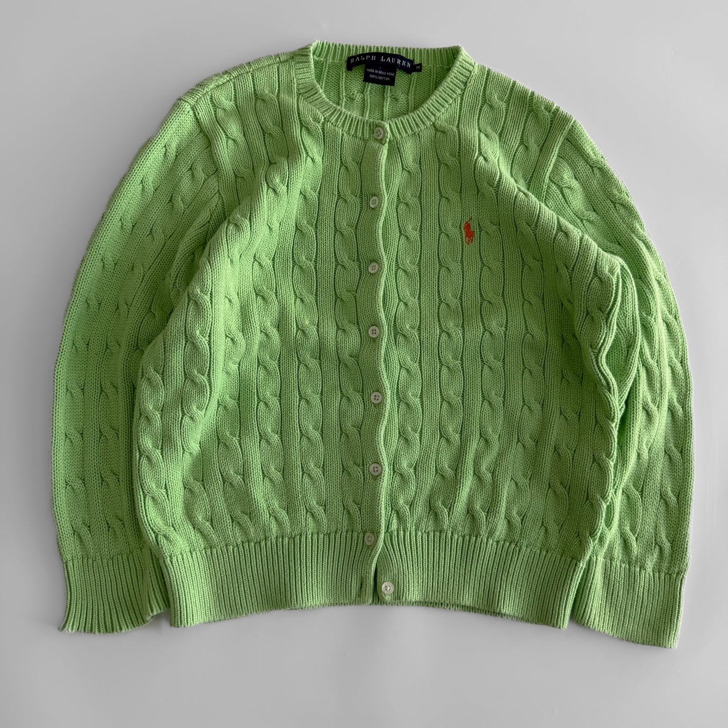 Ralph Lauren Cable Knit Cardigan - Medium