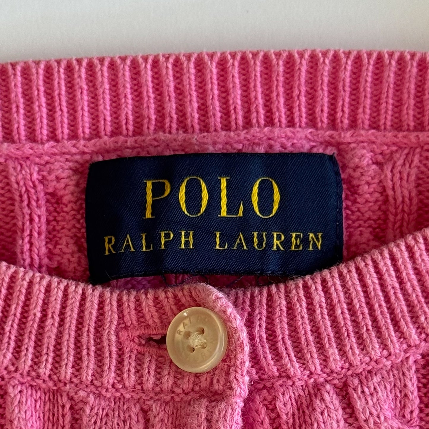 Ralph Lauren Cable Knit Cardigan - Medium