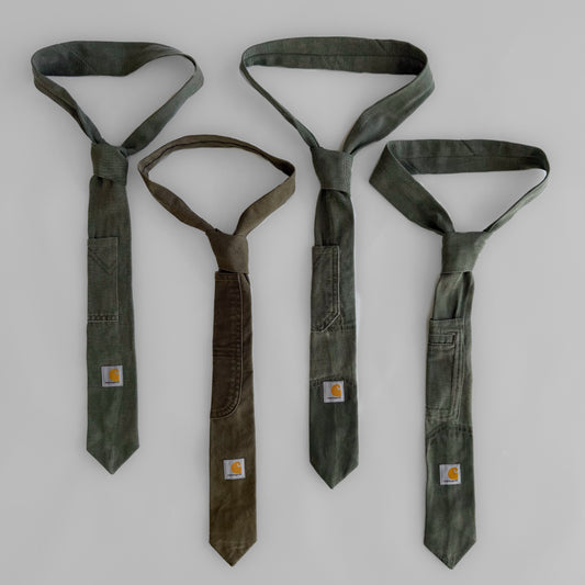 Reworked Carhartt Tie - Green
