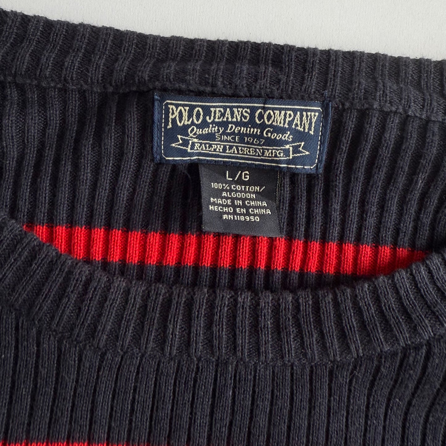 Ralph Lauren Striped Knit - Large