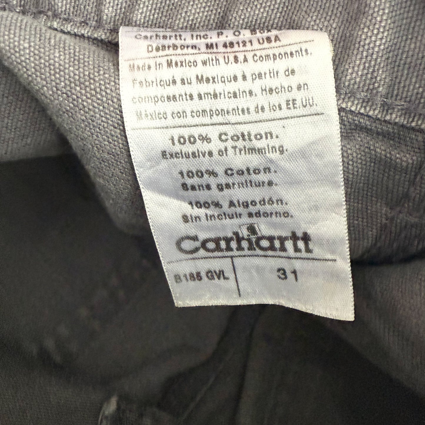 Carhartt Carpenter Shorts - 31”