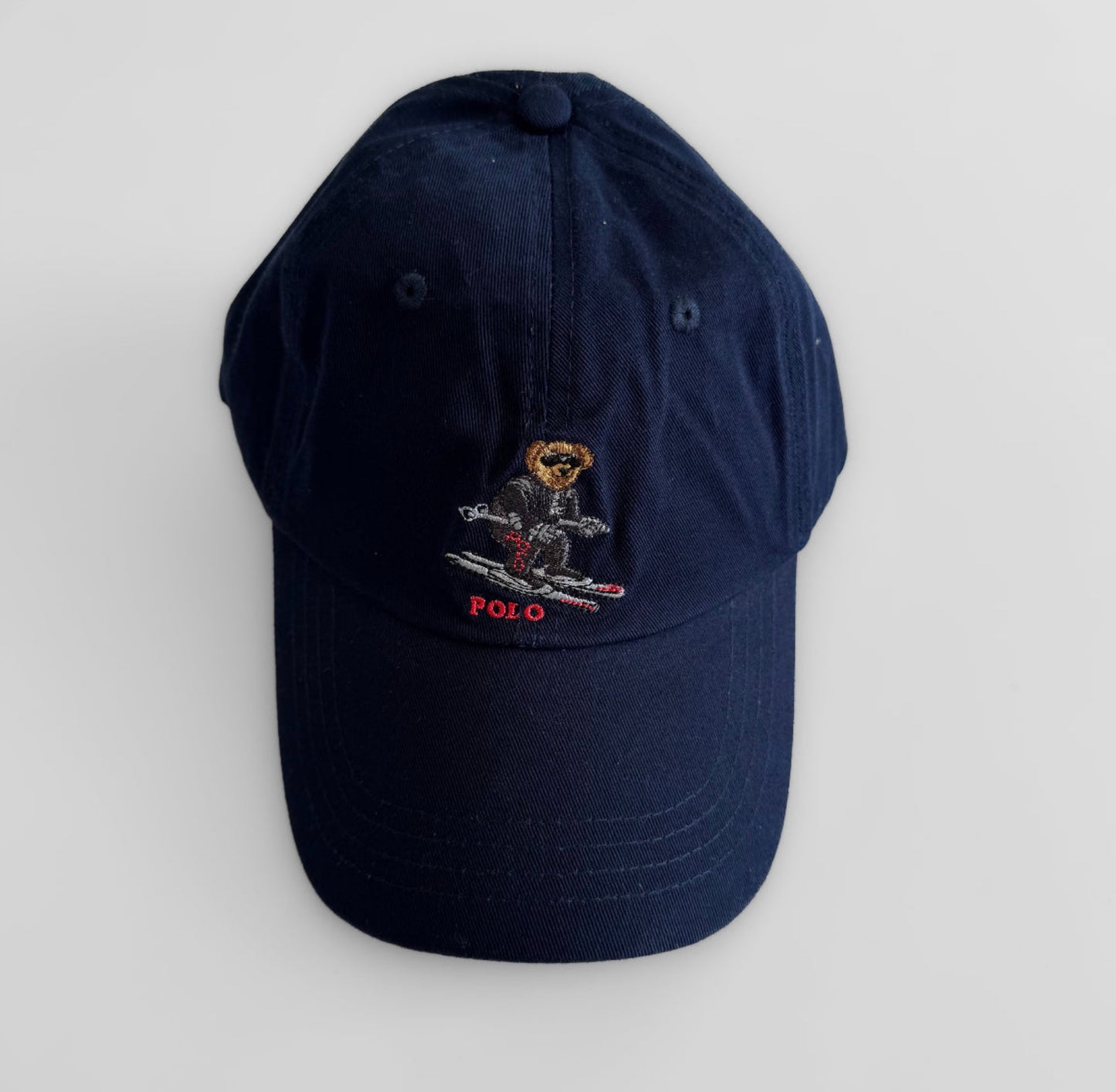Polo Skiing Bear Cap