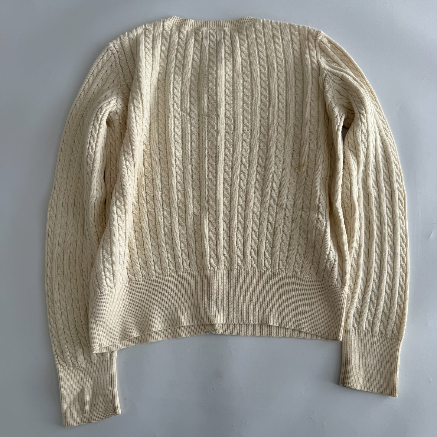 Ralph Lauren Cable Knit Cardigan - Large