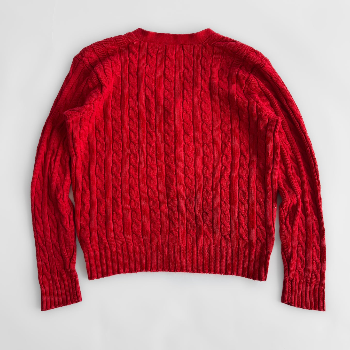 Ralph Lauren Cable Knit Cardigan - Large (mens)