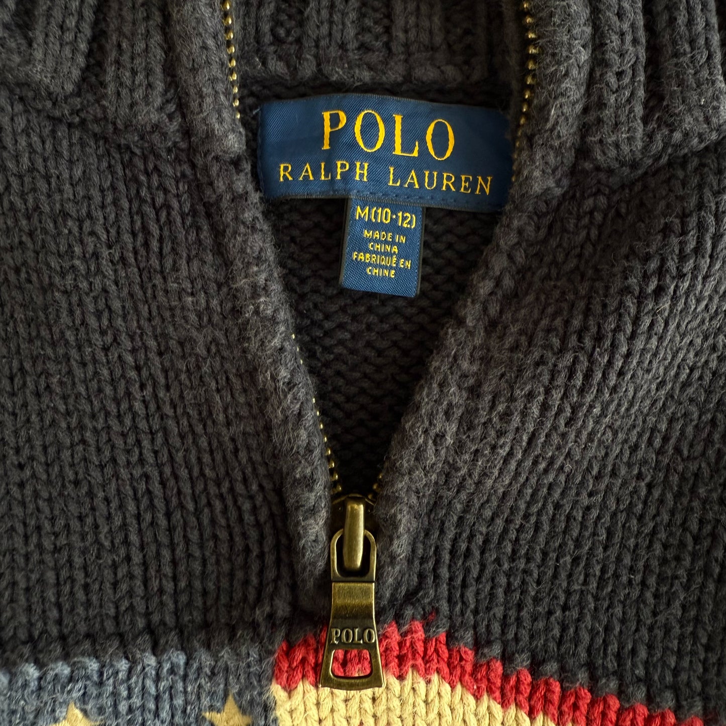 Ralph Lauren Flag Quarter Zip - XS