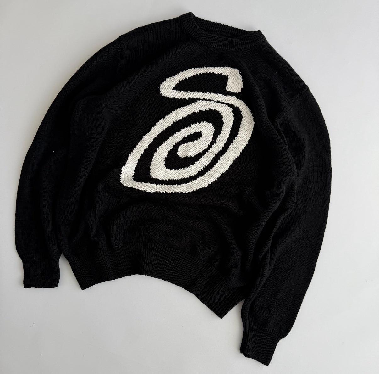 Stussy Swirly S Knit - Large