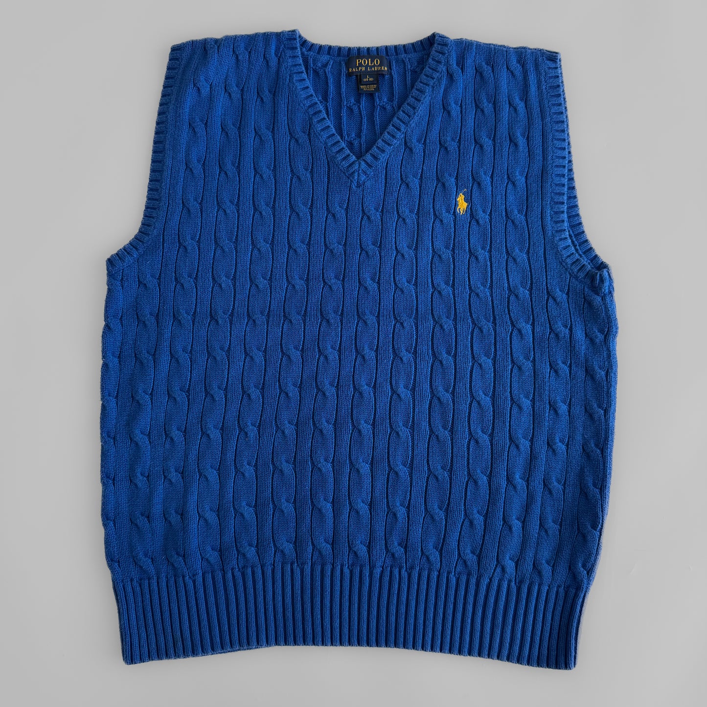 Ralph Lauren Cable Knit Vest - Medium