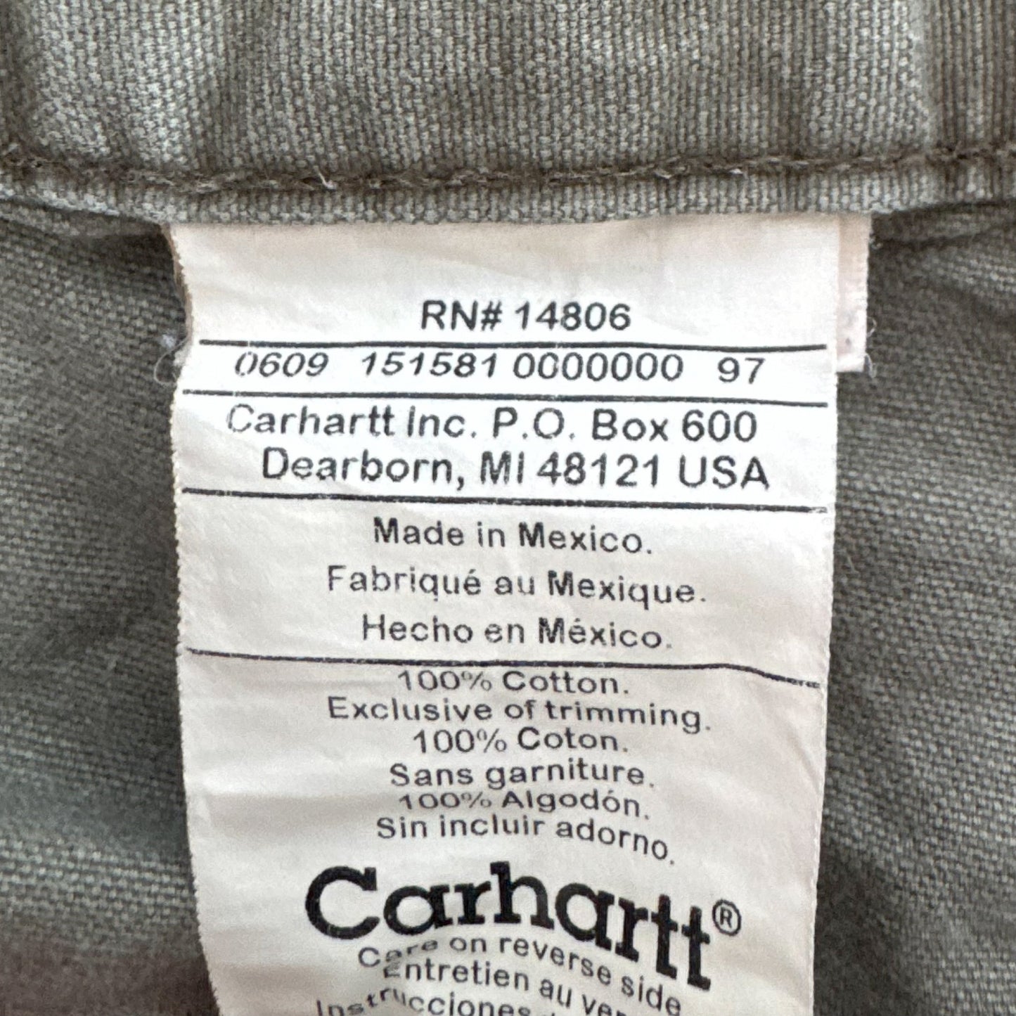 Carhartt Carpenter Jeans - 34”