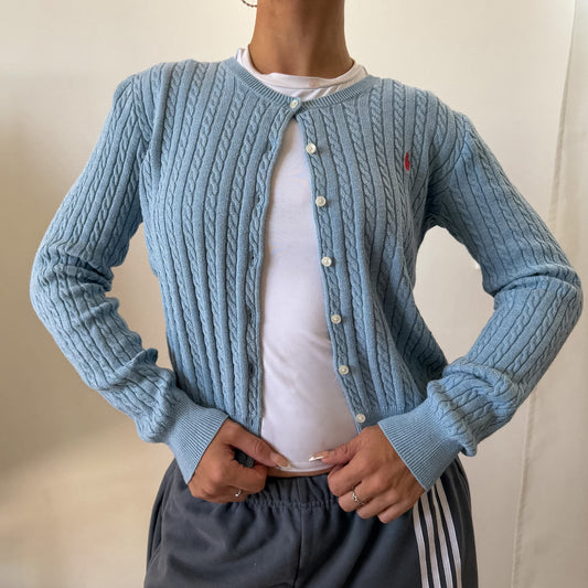 Ralph Lauren Cable Knit Cardigan - Small