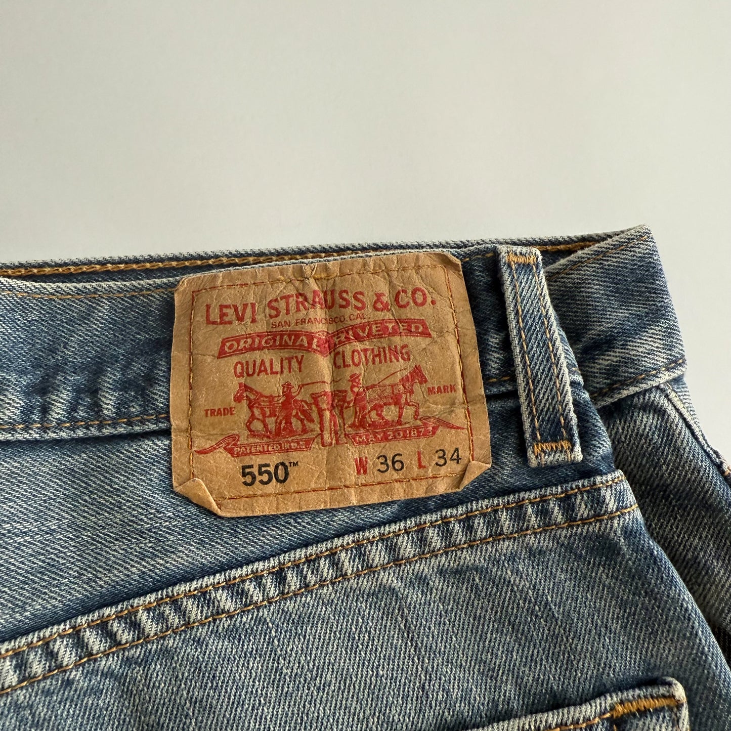 Levis 550 Baggy Jeans - 36 X 34
