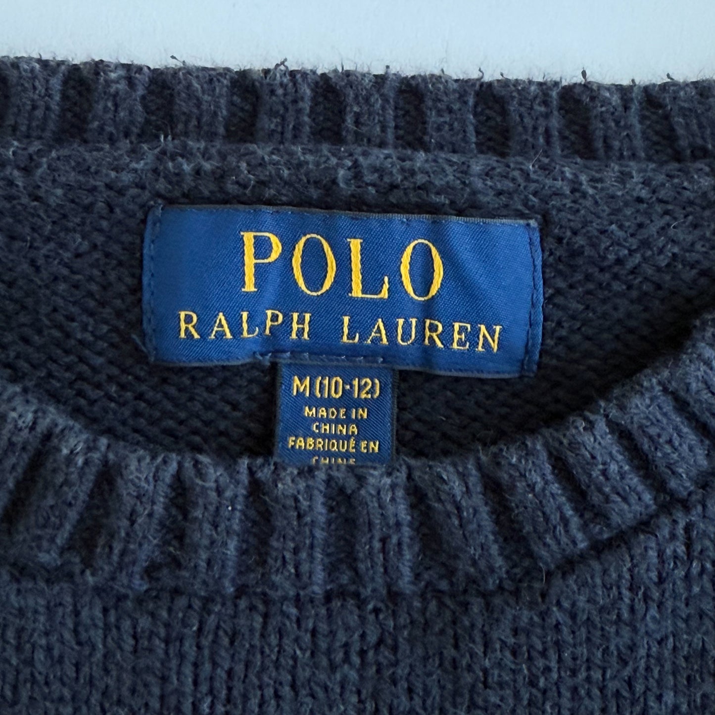 Ralph Lauren Bear Knit - Small