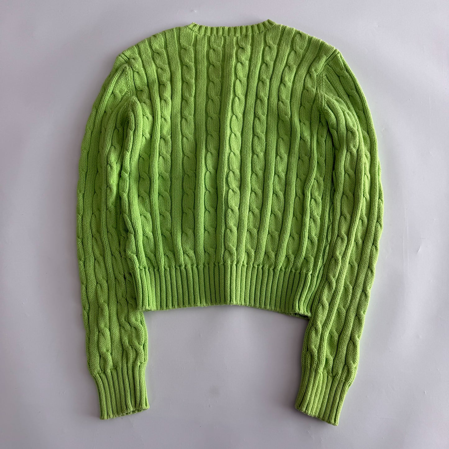 Ralph Lauren Cable Knit Cardigan - Small