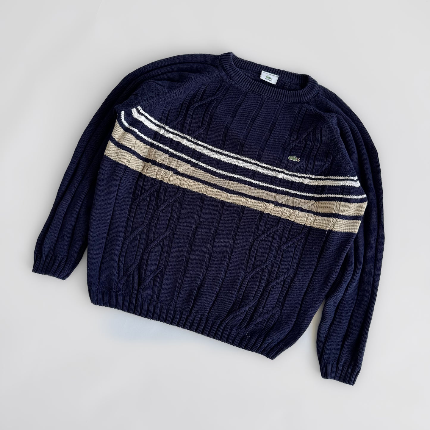 Lacoste Striped Knit - Medium