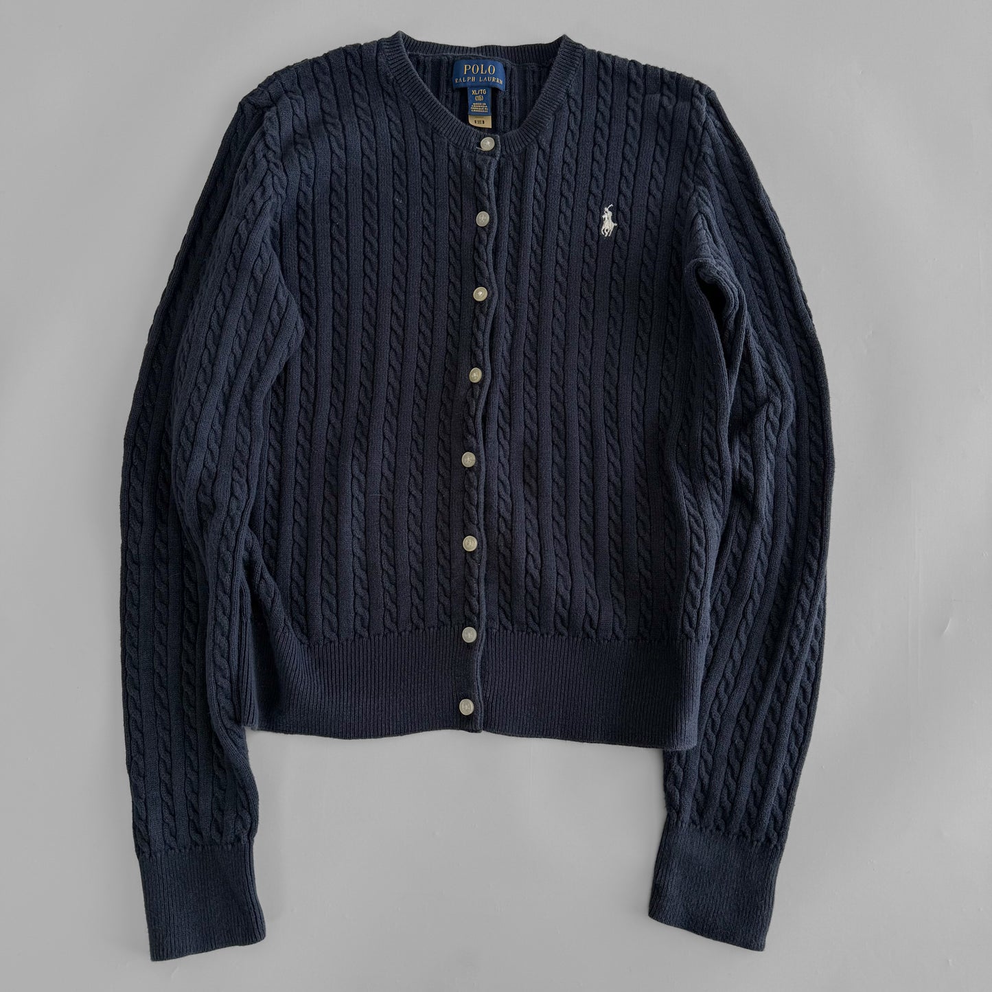 Ralph Lauren Cable Knit Cardigan - Medium