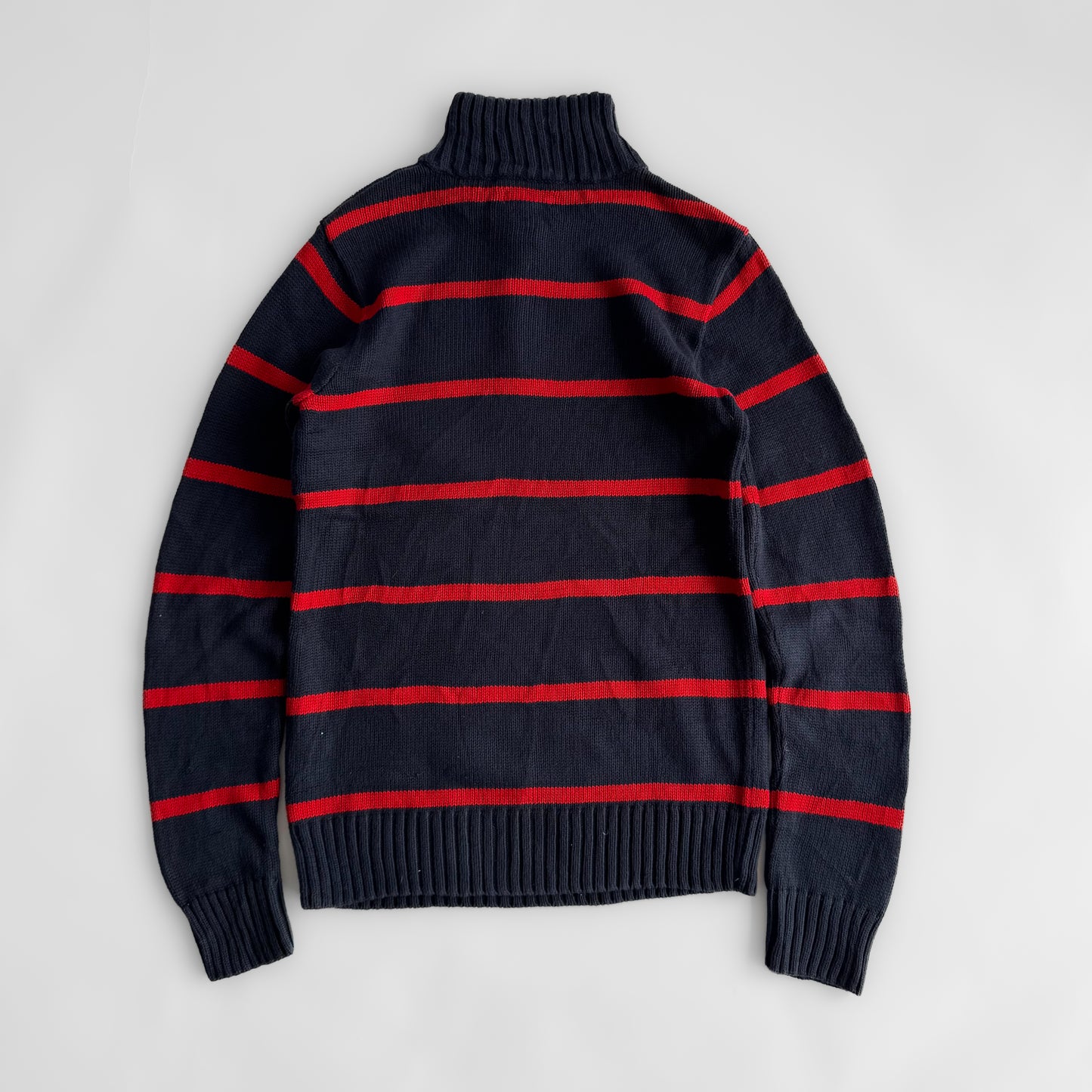 Ralph Lauren Striped Quarter Zip - Small