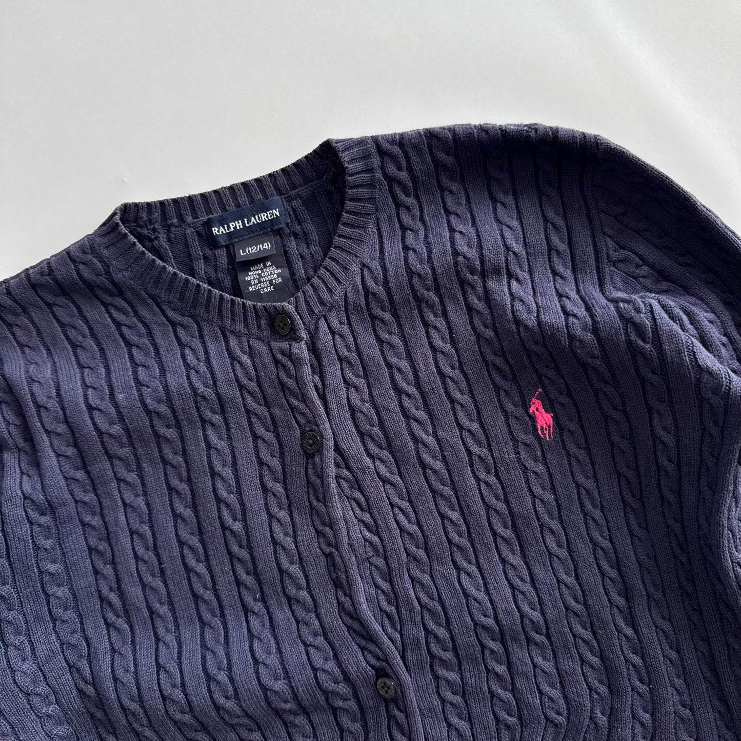 Ralph Lauren Cable Knit Cardigan - XS