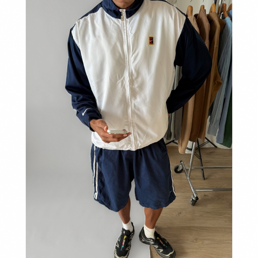 90s Nike Panelled Track Jacket - M