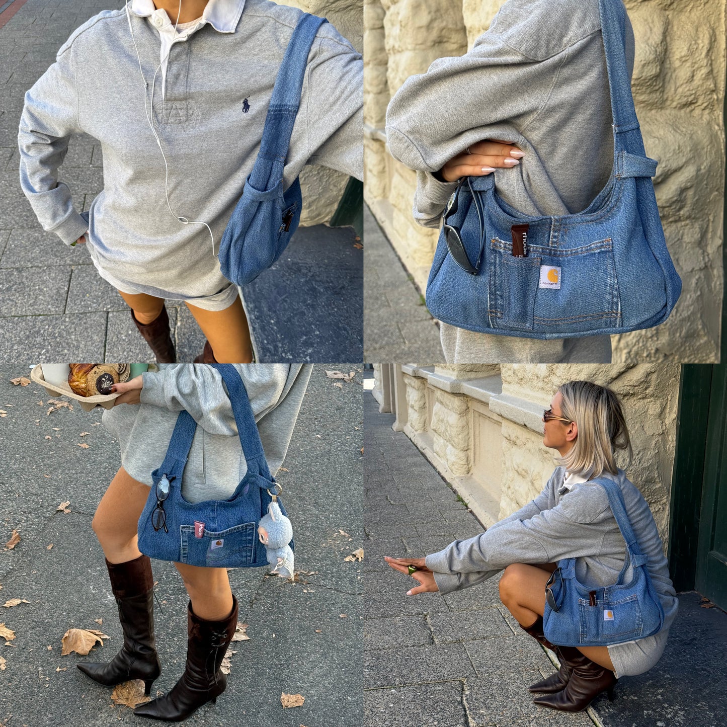 PRE-ORDER Reworked Carhartt Jackie - Blue Denim