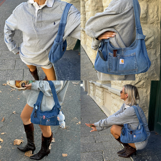 Reworked Carhartt Jackie - Blue Denim