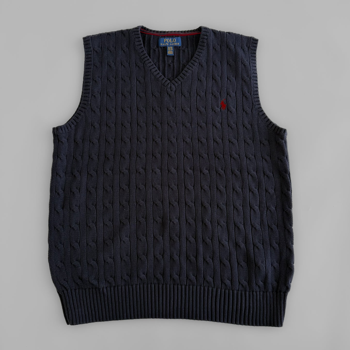 Ralph Lauren Cable Knit Vest - Large