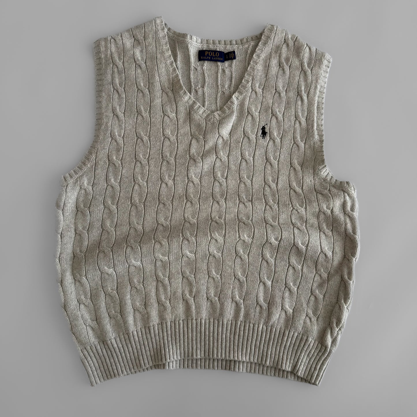 Ralph Lauren Cable Knit Vest - Large