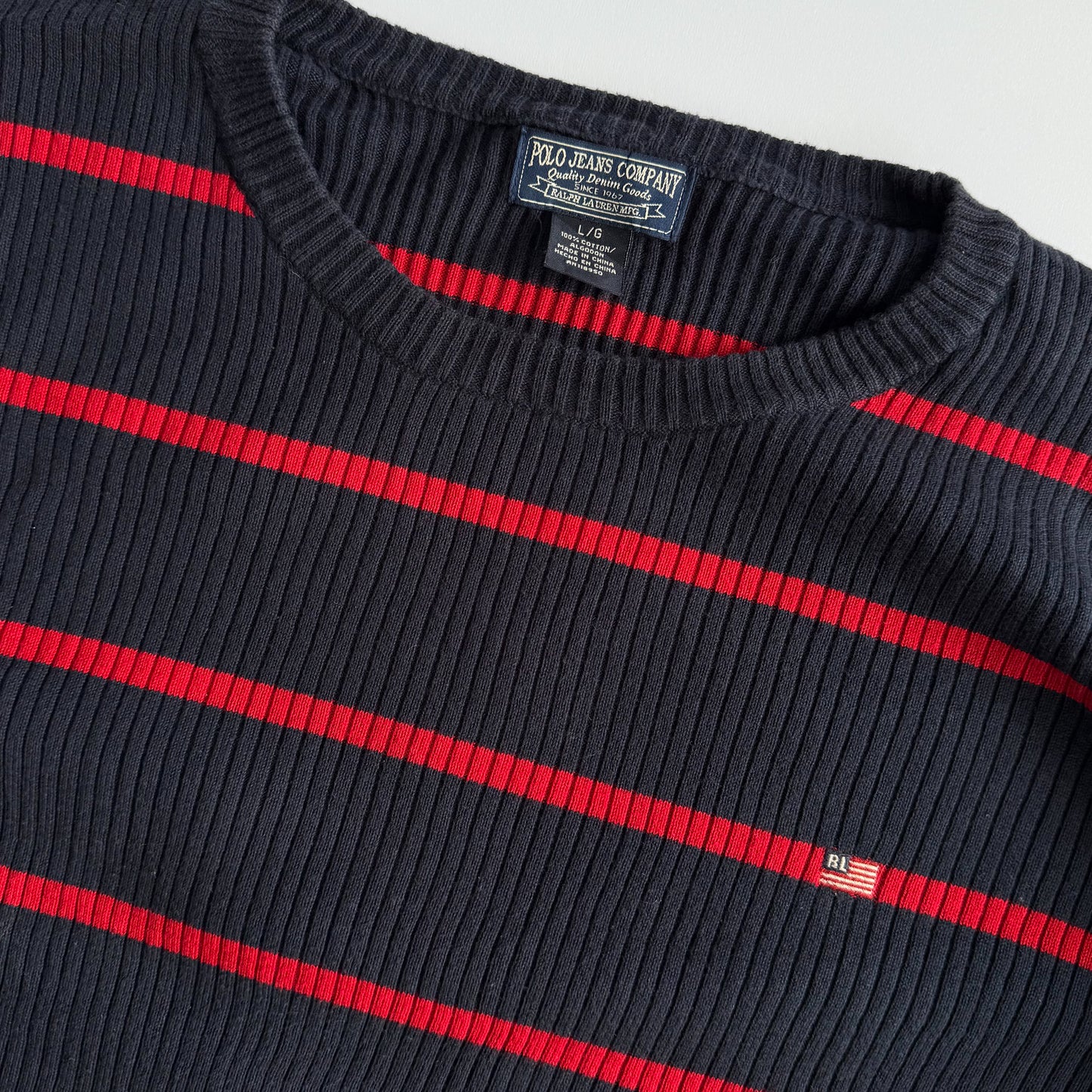 Ralph Lauren Striped Knit - Large