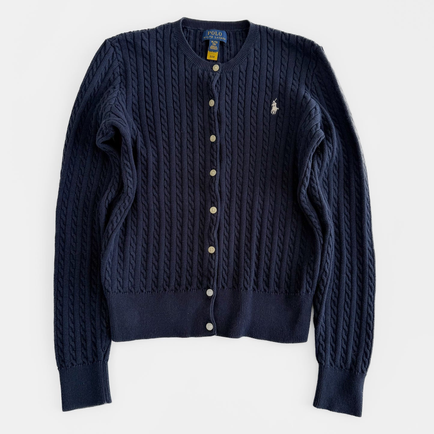 Ralph Lauren Cable Knit Cardigan - Small