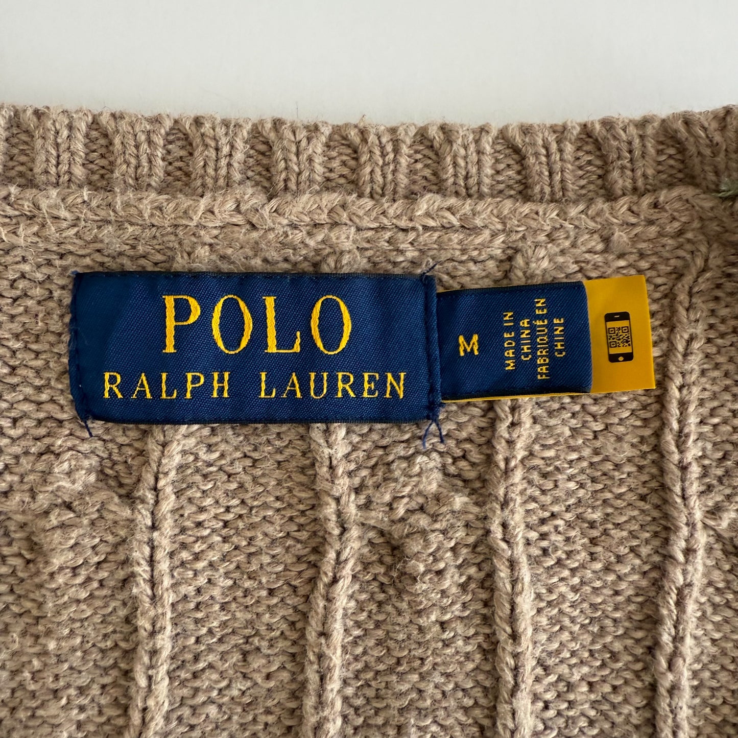 Ralph Lauren Cable Knit Vest - Medium