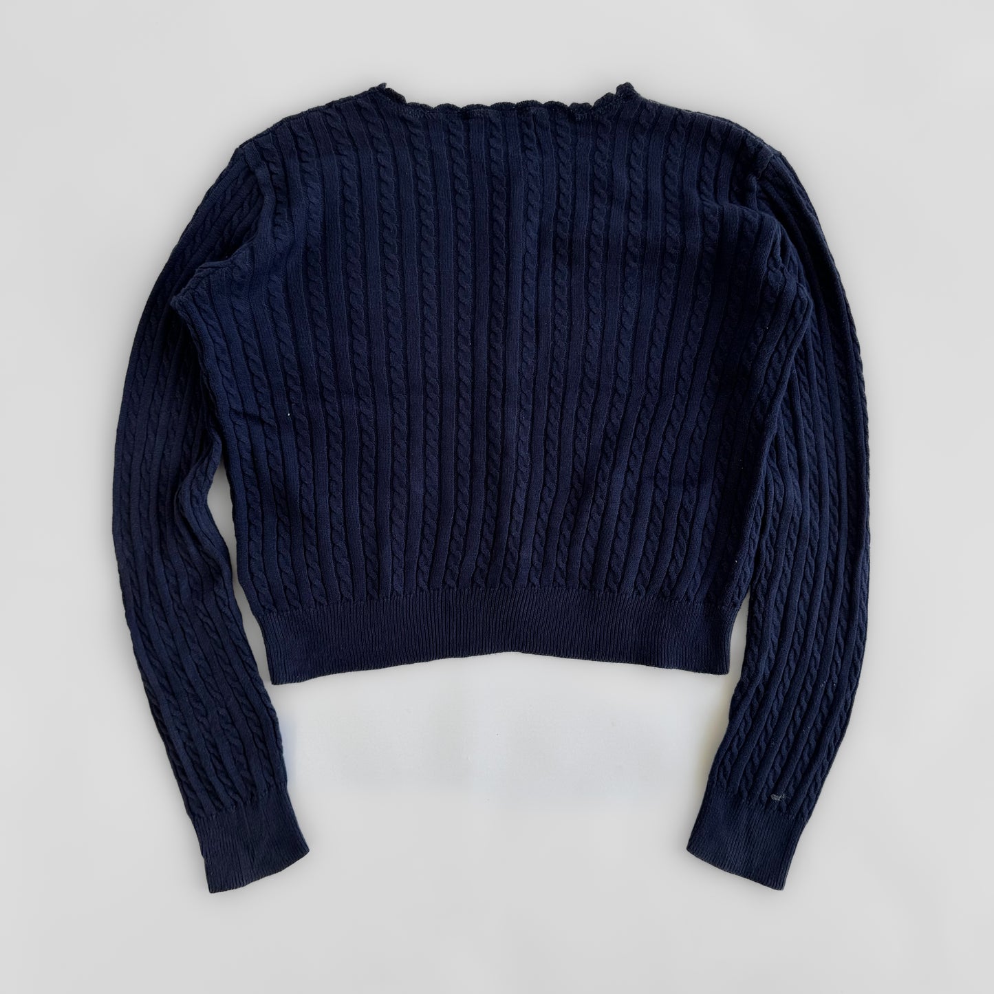 Ralph Lauren Cable Knit Cardigan - Large
