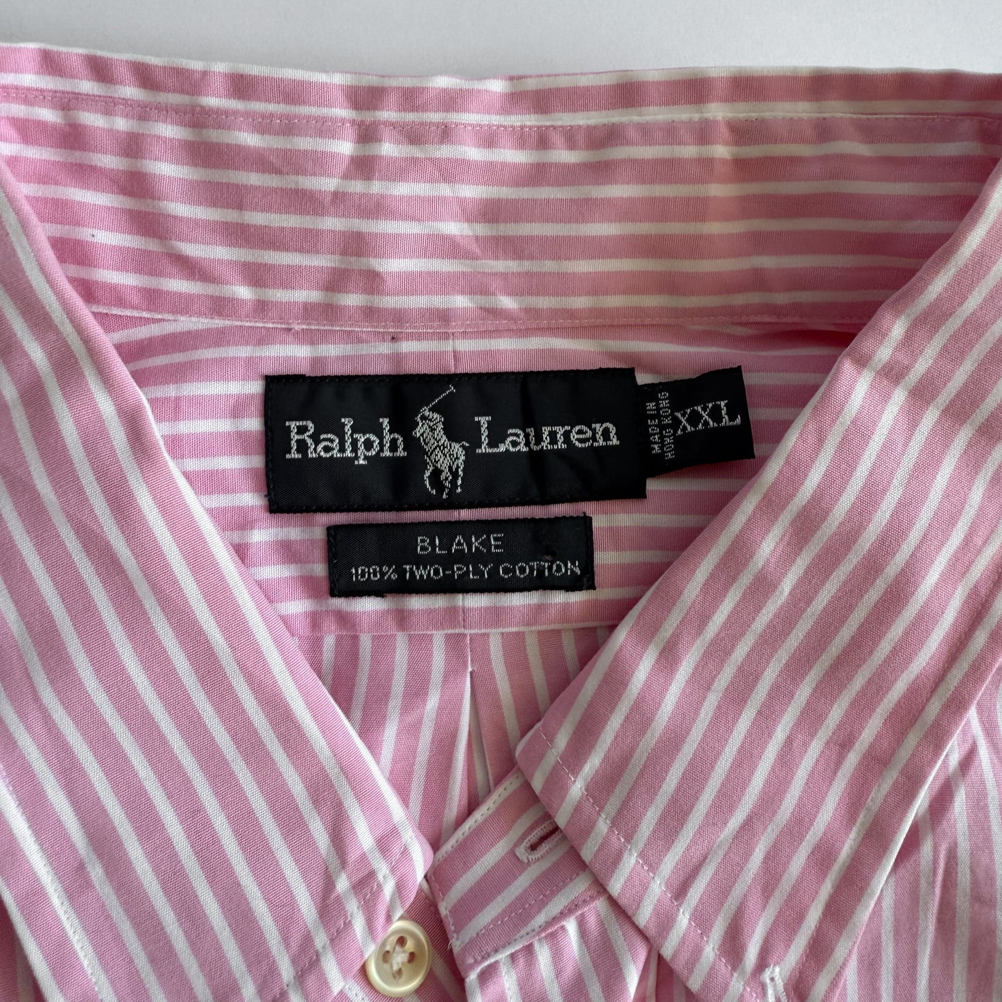 Ralph Lauren Striped Button Up Shirt - XXL