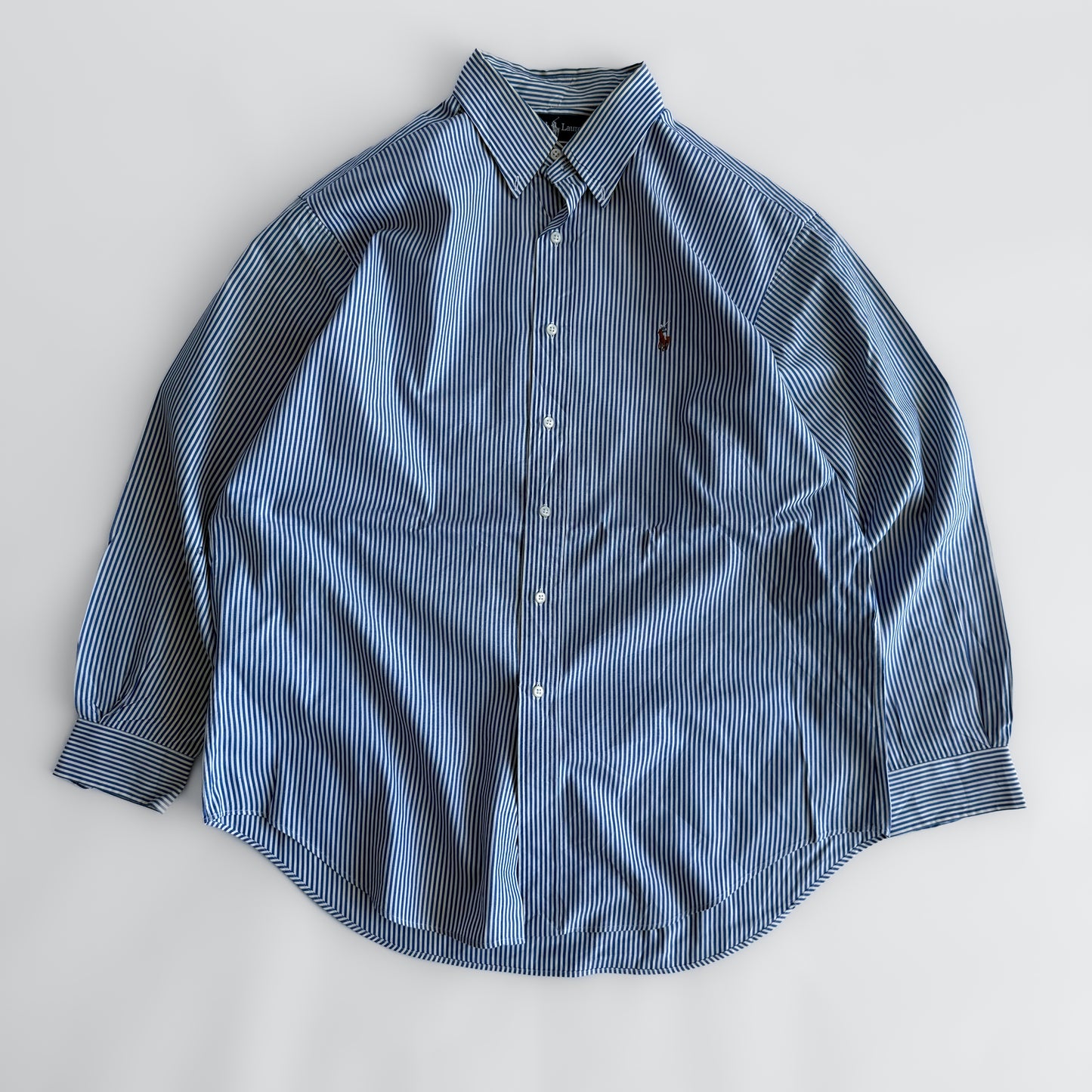 Ralph Lauren Striped Button Up Shirt - Large