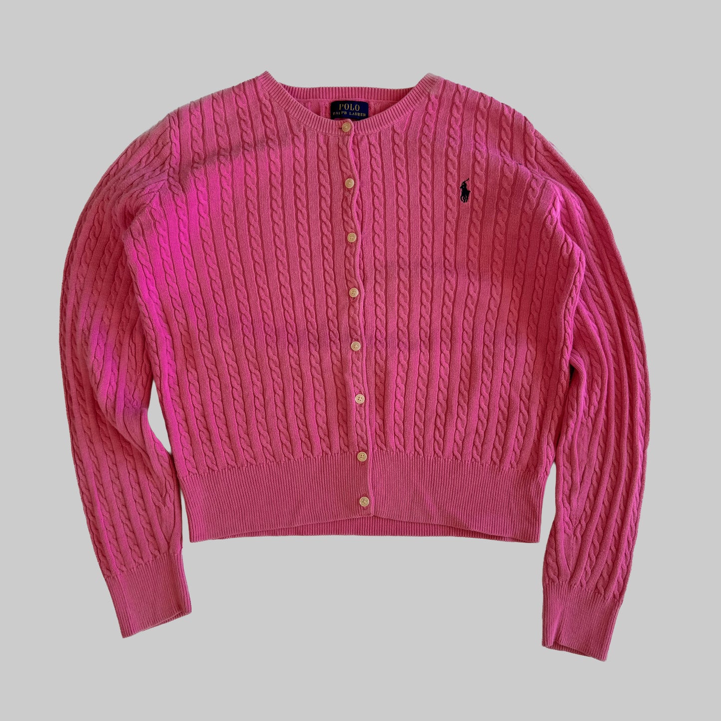 Ralph Lauren Cable Knit Cardigan - Medium