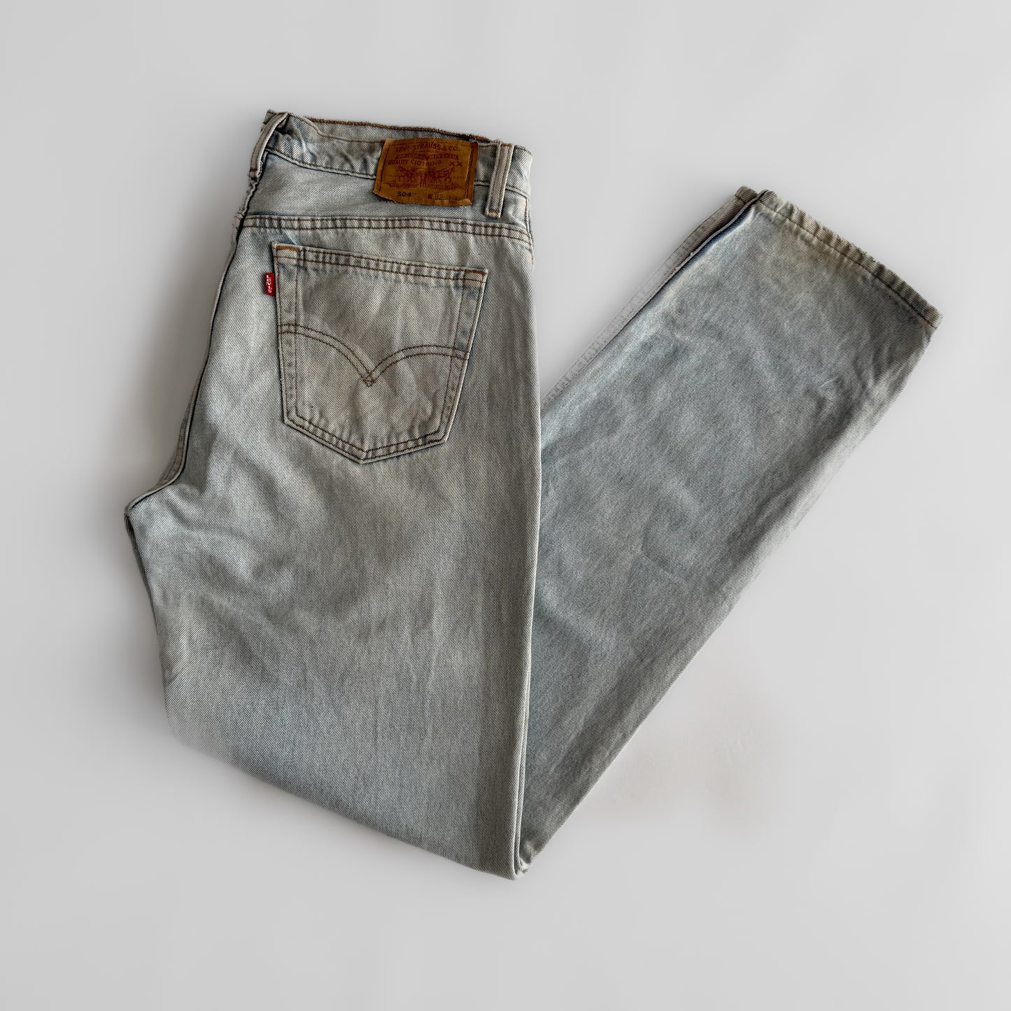 Levis 504 Straight Leg Jeans - 33”