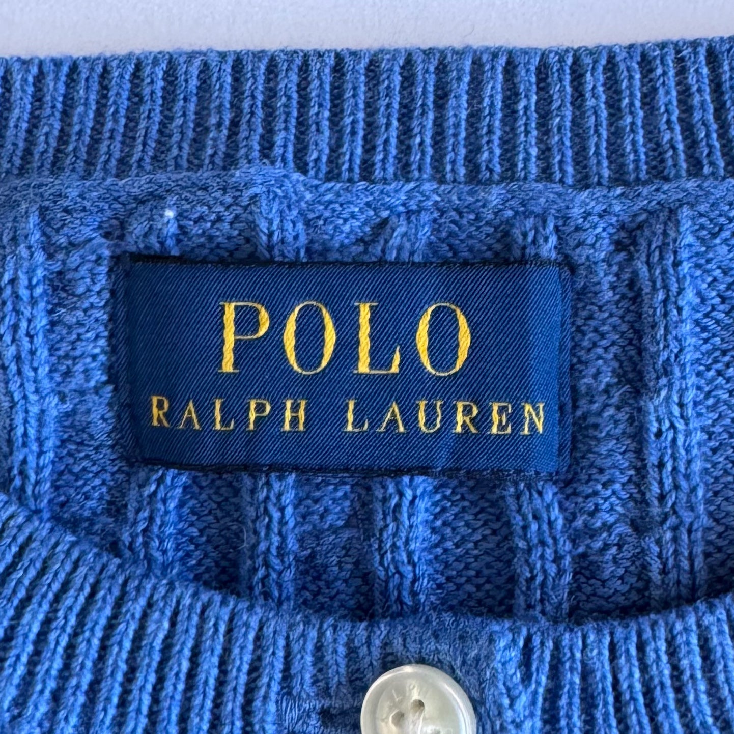 Ralph Lauren Cable Knit Cardigan - Medium