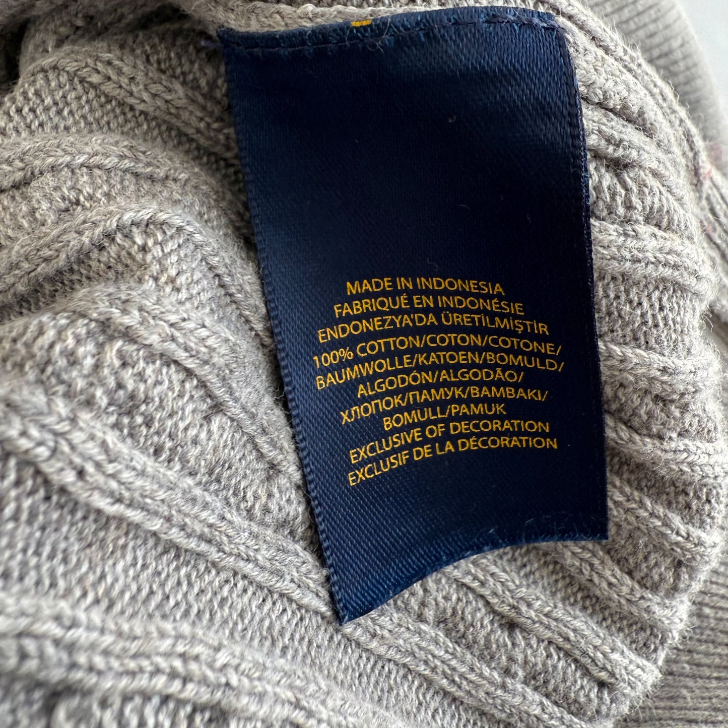 Ralph Lauren Cable Knit Cardigan - XS