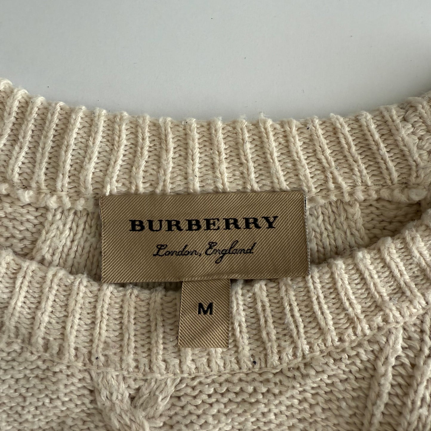 Burberry Fisherman Knit - Medium
