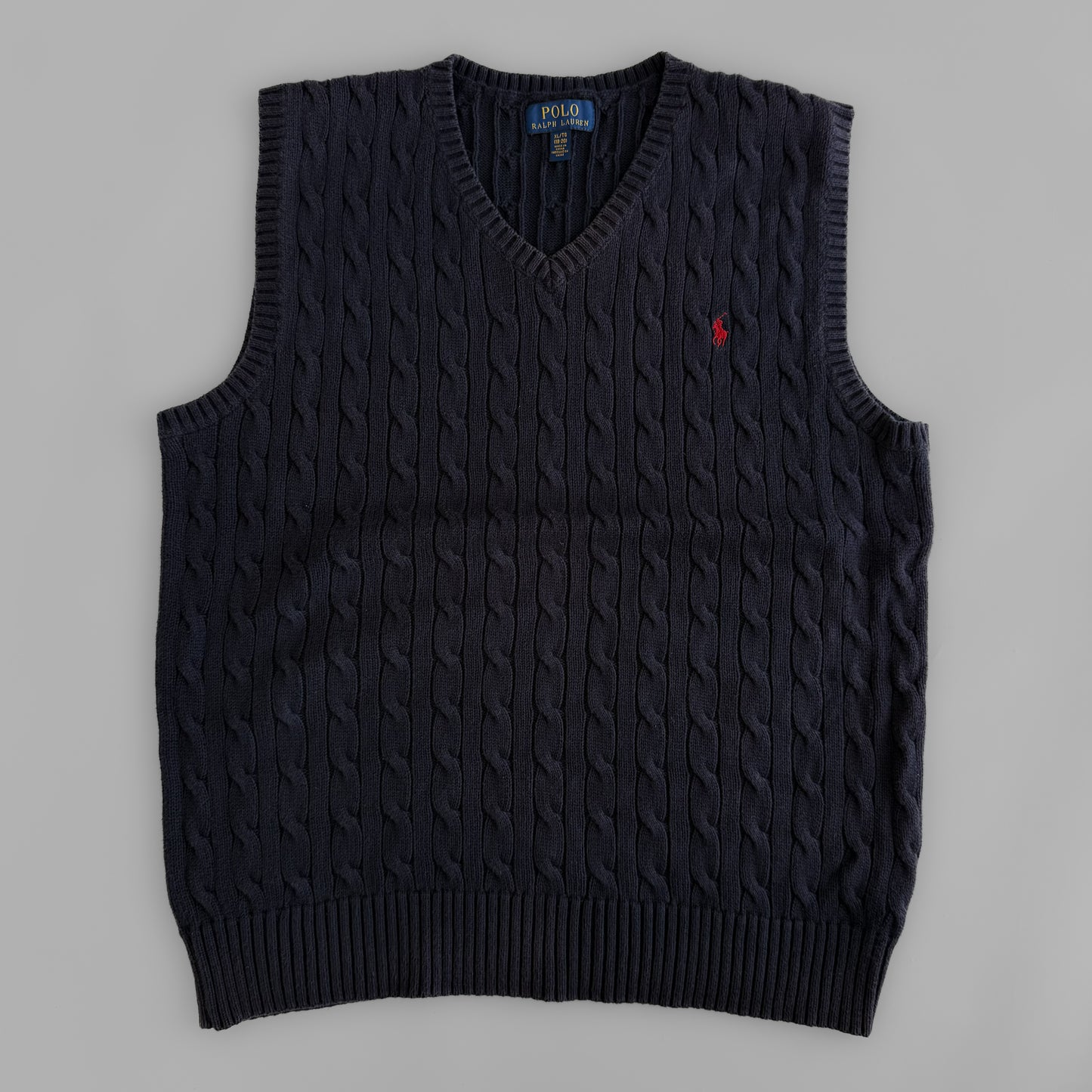 Ralph Lauren Cable Knit Vest - Large