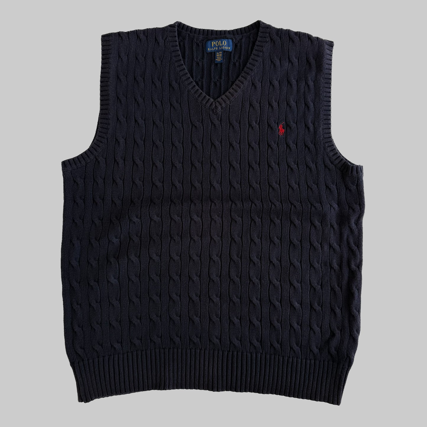 Ralph Lauren Cable Knit Vest - Large