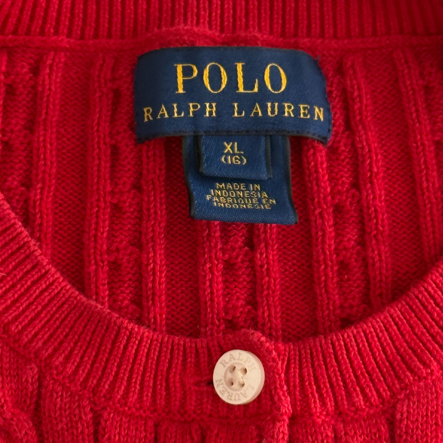 Ralph Lauren Cable Knit Cardigan - XS