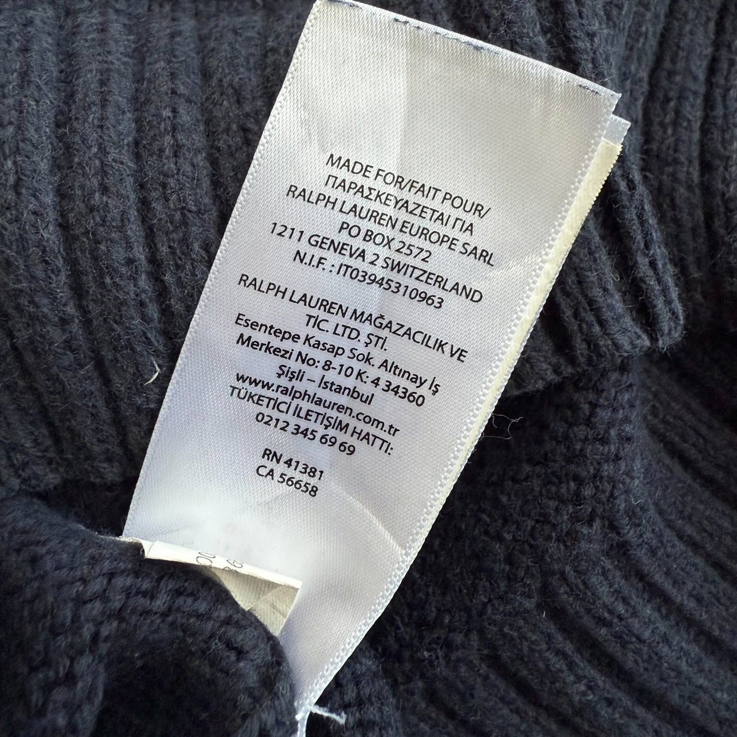 Ralph Lauren Bear Knit - Small