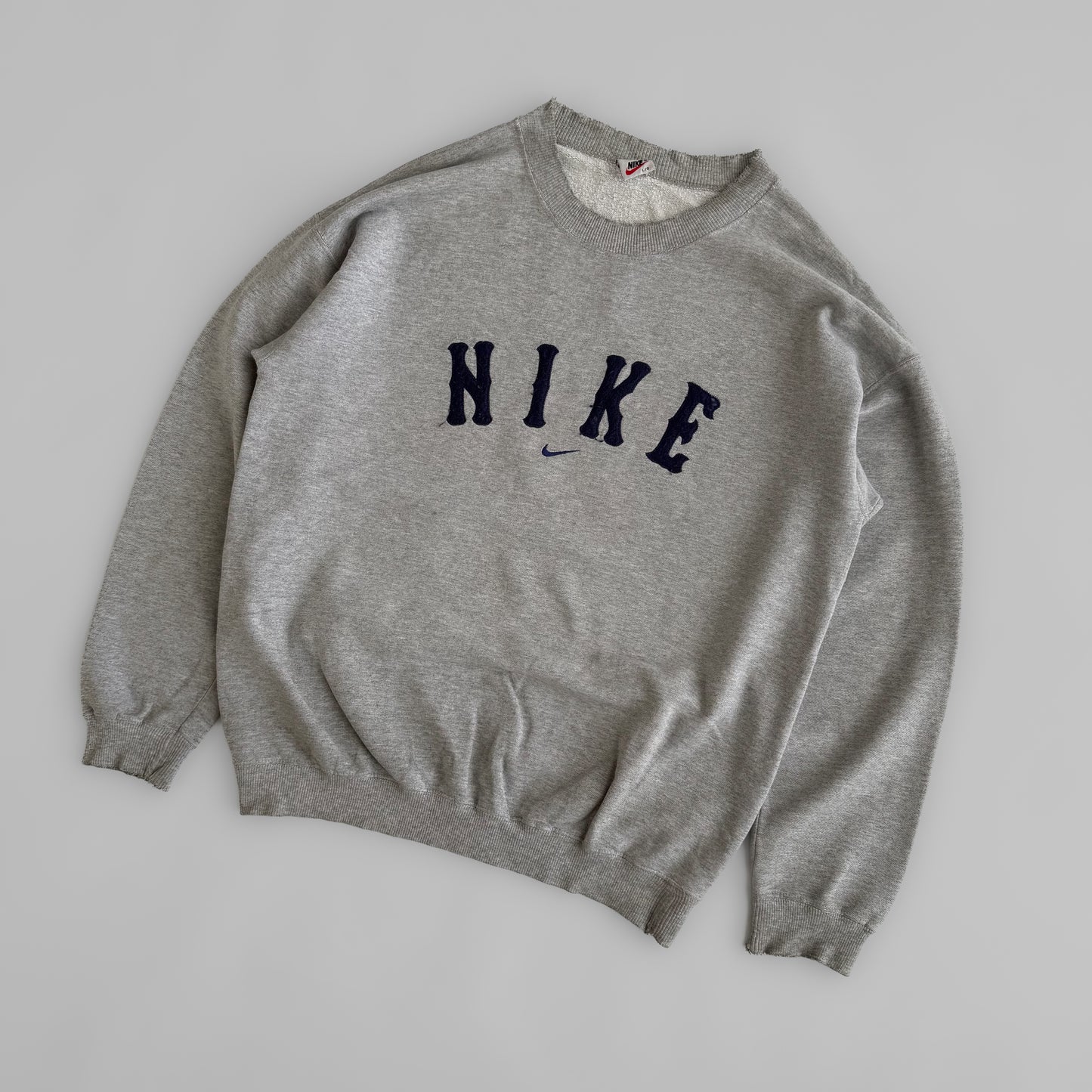 90s Nike Spell Out Sweatshirt - Large