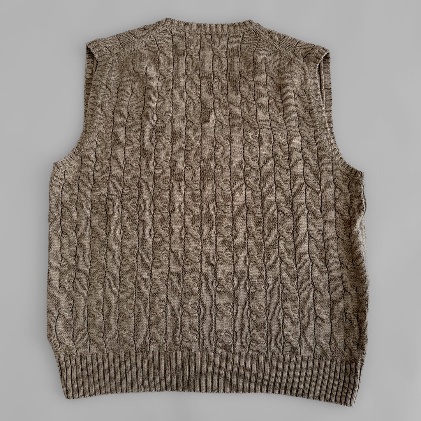 Ralph Lauren Cable Knit Vest - Medium