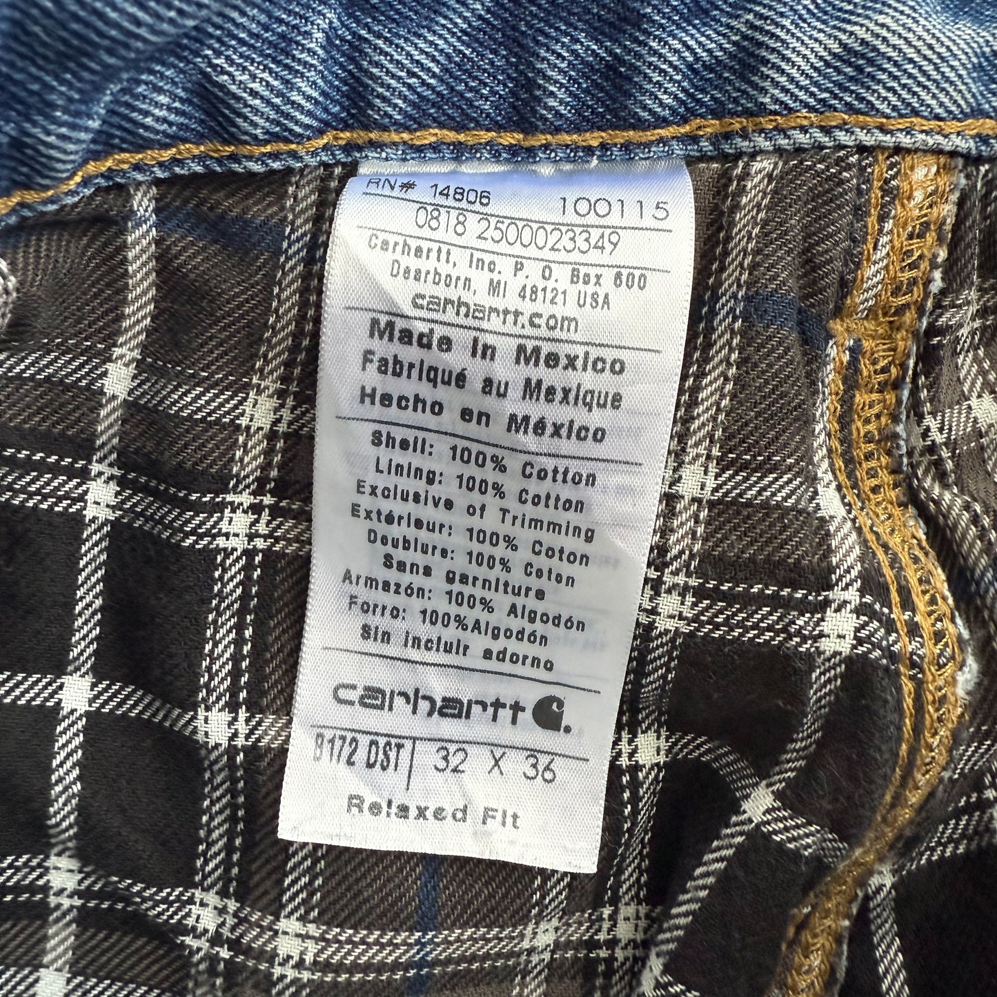 Carhartt Wide Leg Jeans - 32 X 36