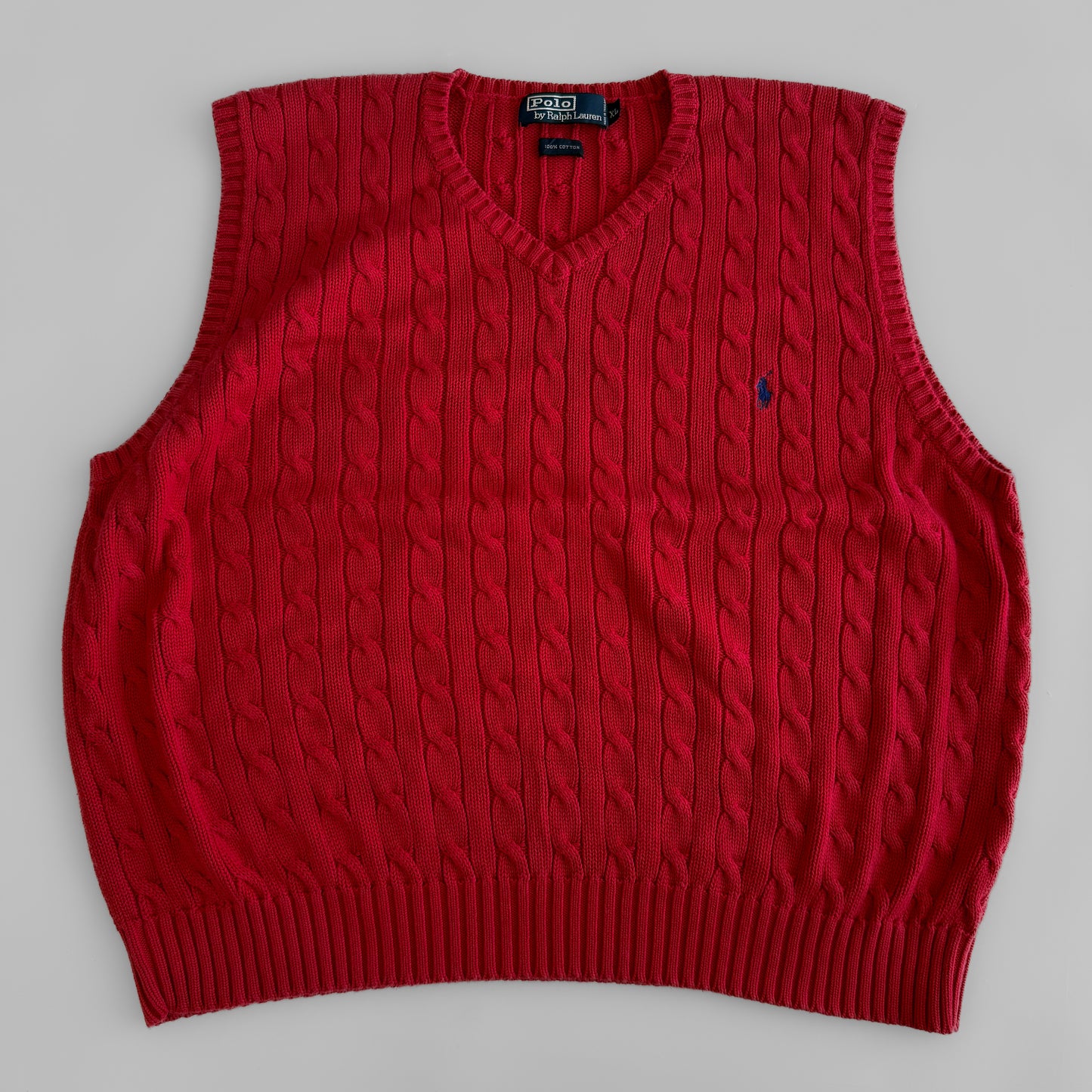 Ralph Lauren Cable Knit Vest - XL