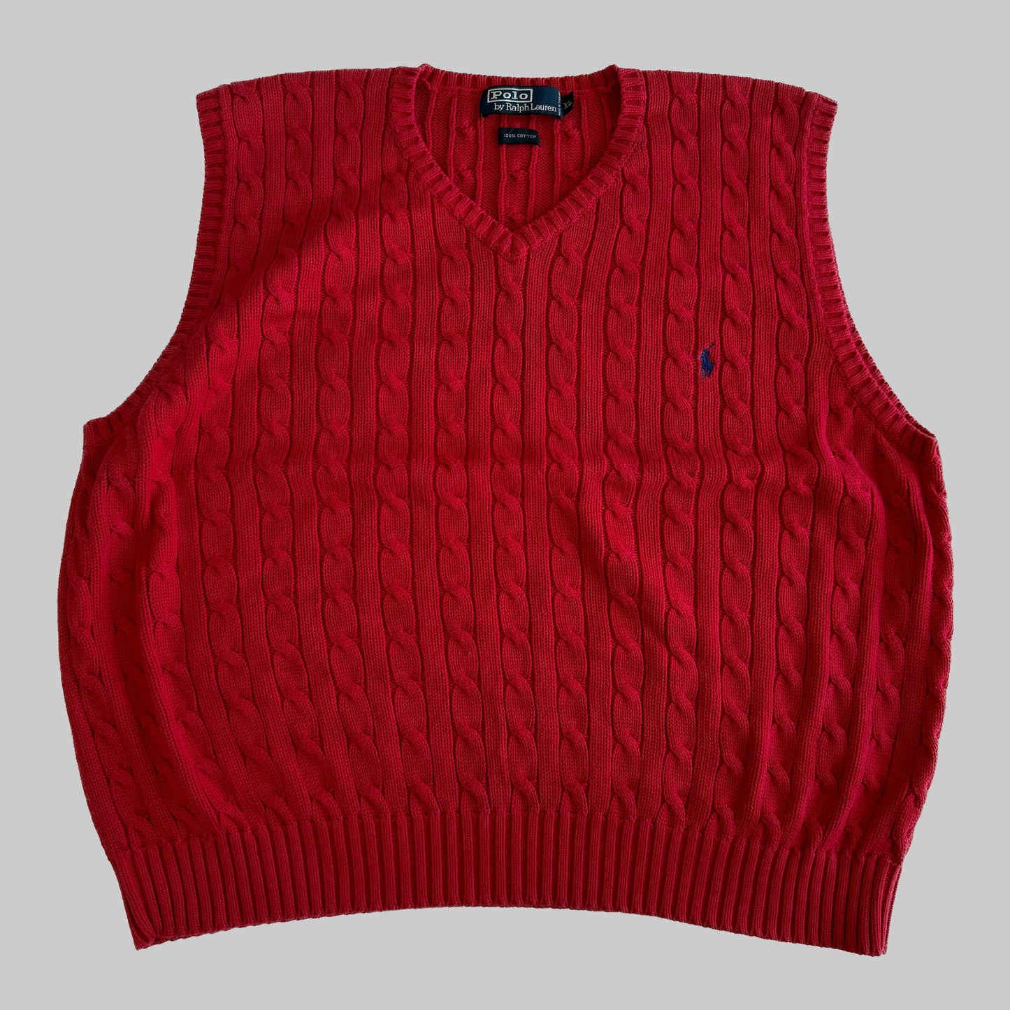 Ralph Lauren Cable Knit Vest - XL