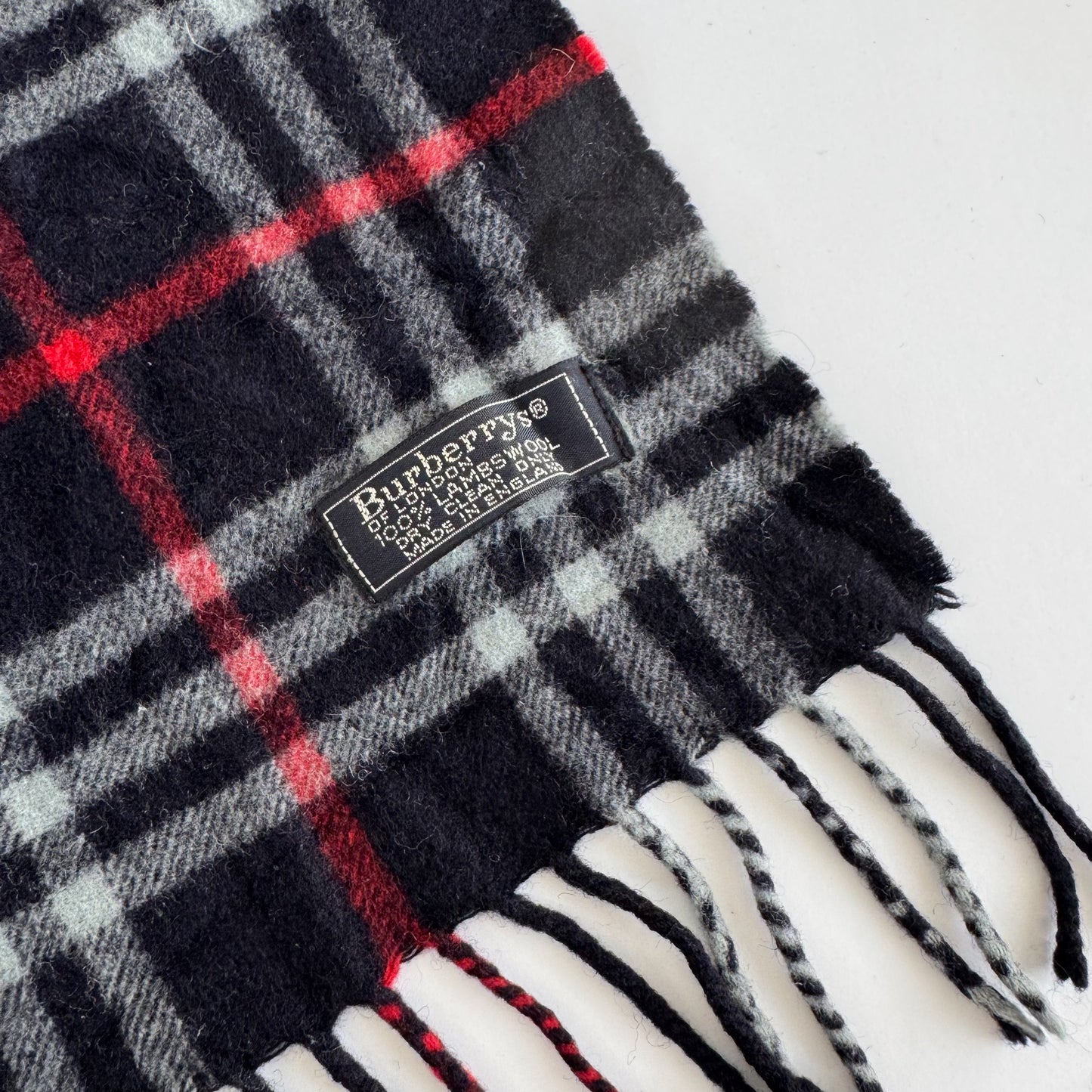 90s Burberry Scarf