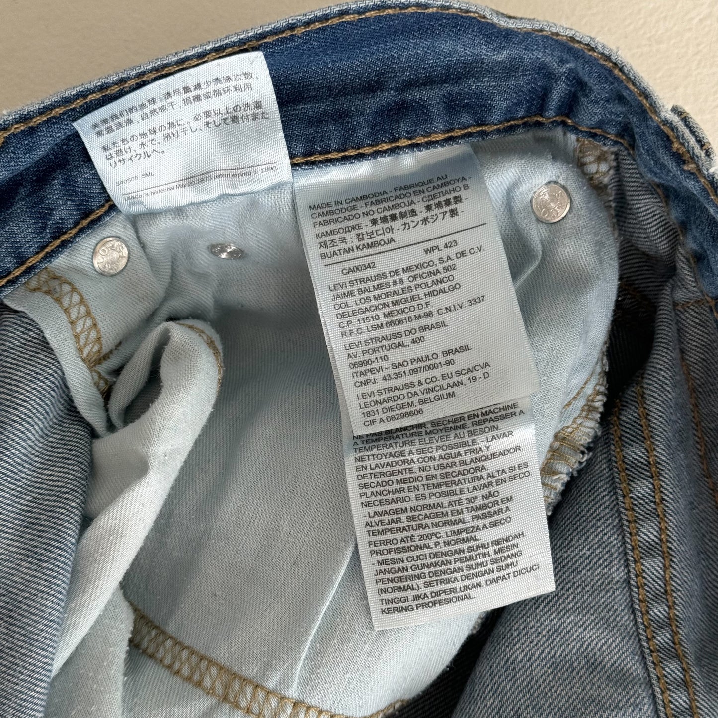 Levis Jorts - 36”
